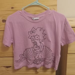 Zara Simpsons crop top